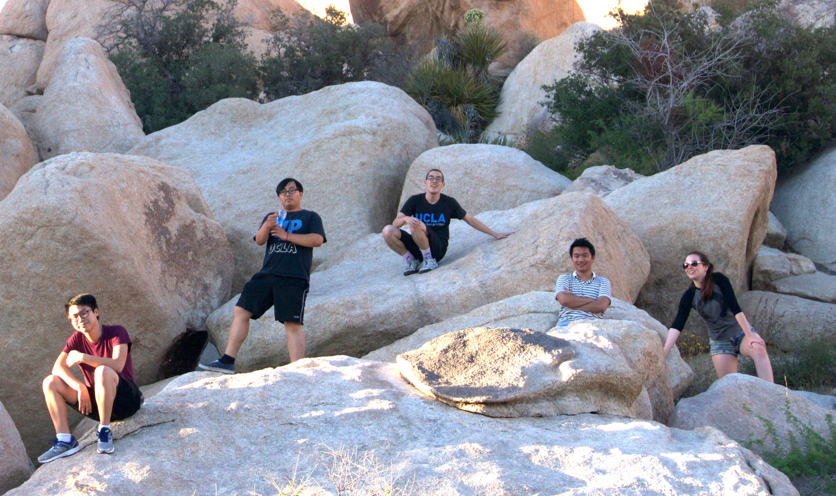 group photo at Yucca Valley